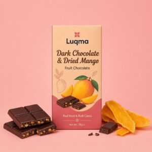 Dark Chocolate & Dried Mango Fruit Chocolate